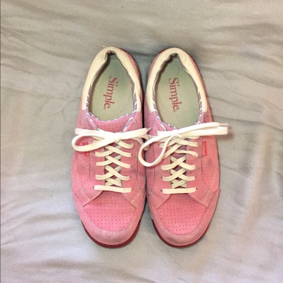 Pink Simple Sneakers - Picture 2 of 6